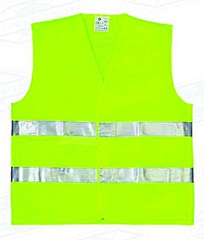 Жилет Эконом сигнальный повышенной видимости (модель С-2.002, СО-2/цв. флуор. желтый (88-92/170-176)