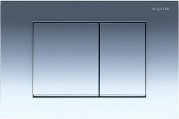 Панель смыва Aquatek хром глянец (клавиша квадрат) KDI-0000010