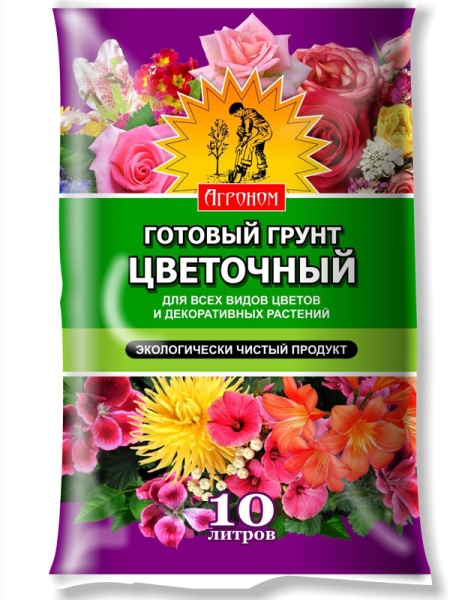 Грунт Агроном Цветочный 5 литров