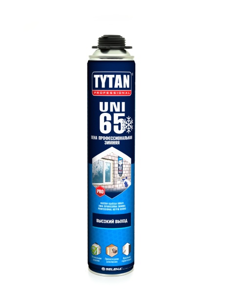 Пена монтажная пистолетная Tytan 65 UNI  750мл