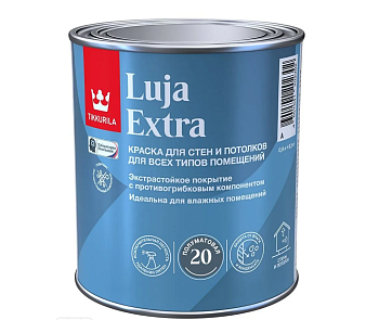 Краска интерьерная экстра-стойкая TIKKURILA LUJA EXTRA  7 мат A 0.9л