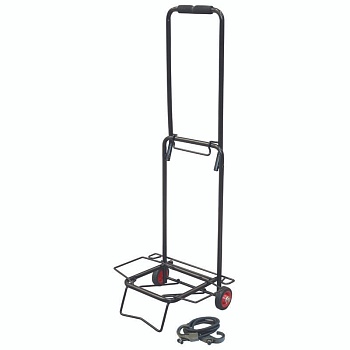 Тележка хозяйств. BX-15ZP-2 25*32*84см 15кг черная пластик. колеса РЫЖИЙ КОТ 54251