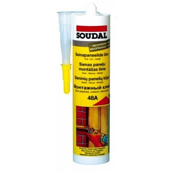Клей  каучуковый для стеновых панелей 48A Soudal 280мл