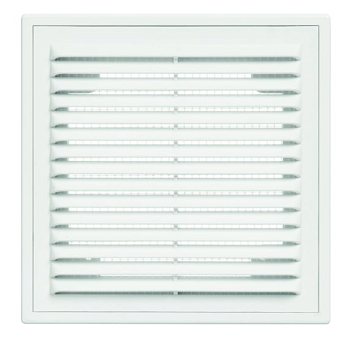 Решетка вентиляционная вытяжная 250*250 с рамкой ABS-пластик серия ВР 2525 ВР