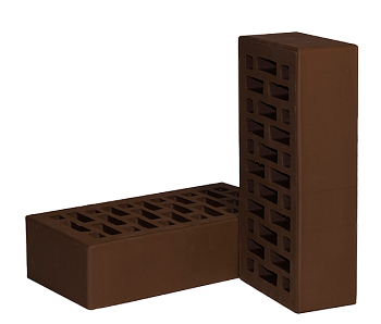 Кирпич керамический Новомосковский 1НФ Шоколад М-150 (480 шт)