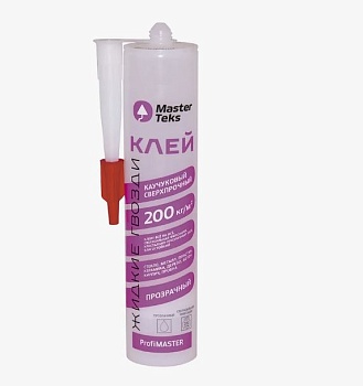 Клей каучуковый сверхпрочный MasterTeks Profimaster 300 г прозрачный 9752868