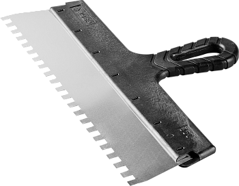 Шпатель зубчатый 150мм 6*6мм ЗУБР МАСТЕР 10078-15-06