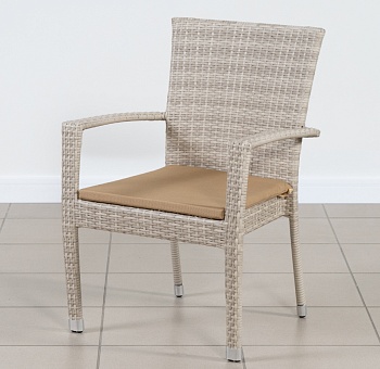 Подушка для кресла из ротанга Бали со змейкой цвет 14203