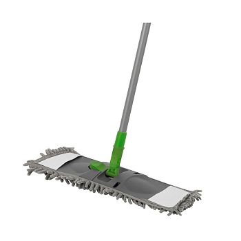 Швабра для пола Mop Clean насадка микрофибра лапша серая Рыжий кот 247570
