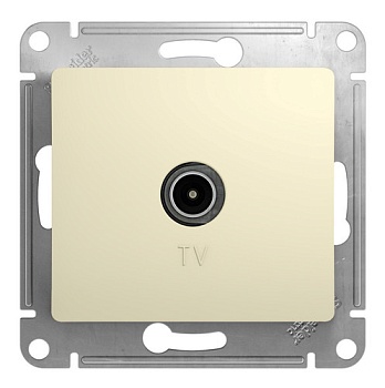 Механизм розетки TV 1-м СП Glossa 1DB беж. SchE GSL000291