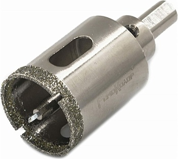 Коронка алмазная по стеклу и керамограниту 40 х 67 мм центрирующее сверло 35-4-440