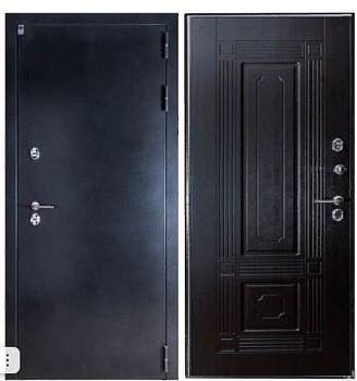 Дверь входная Хавер ТЕПЛО-1 Антик серебро с терморазрывом  Венге ZB 00 015-2 960*2050 левая (Витринный образец)