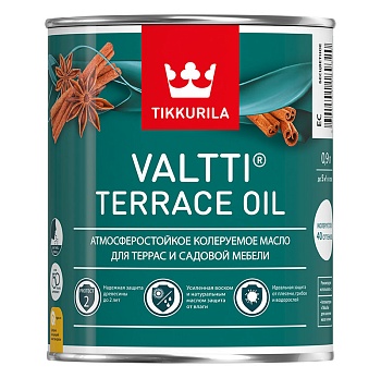 Масло для террас TIKKURILA VALTTI TERRACE OIL EC гл 0,9л
