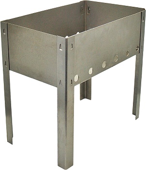 Мангал разборный 400х270х155мм ЦБ-00032790 1мм