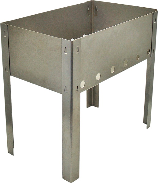 Мангал разборный 400х270х155мм ЦБ-00032790 1мм