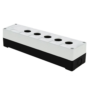 Корпус КП105 пластик 5 кнопок белый EKF cpb-105-w