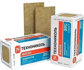 Утеплитель ТехноАКУСТИК (1200*600*100*6шт) 4,32м2 пл.45-50 0,432 м3