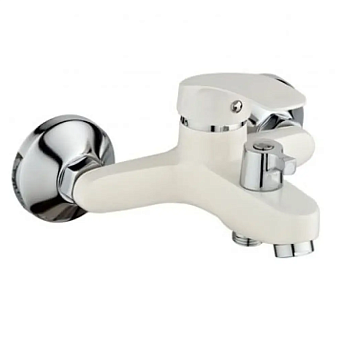 Смеситель для ванны шар.с коротким изливом цвет белый Зима 3072127