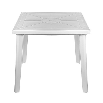 Стол квадратный белый  80*80*71см Стандарт Пластик