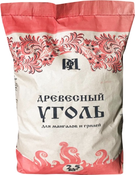 Уголь древесный 2,5кг