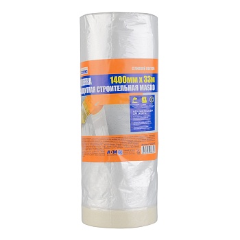 Пленка защитная с клейким слоем 1400мм*33м 4WALLS/30 SDC012T MASKO