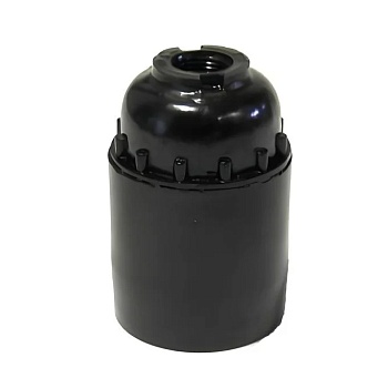Патрон карболитовый подвесной Е27 М12 черн. TOKOV ELECTRIK TKE-C05-PKB-27-12