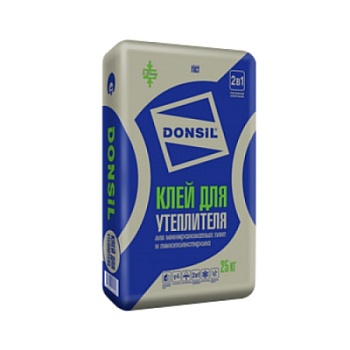 Клей для теплоизоляции(клей-шпатлевка) DONSIL 25кг(56)