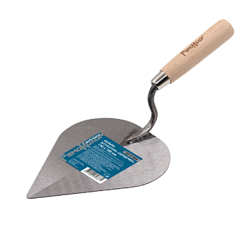 Кельма штукатура "Сердечко" бук. Рукоятка, 190х150мм 28-3-055