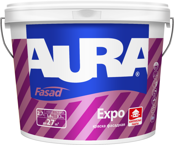 Краска акриловая AURA FASAD EXPO 2,7л