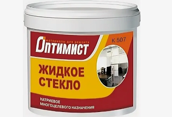 Жидкое стекло 6кг ОПТИМИСТ K507