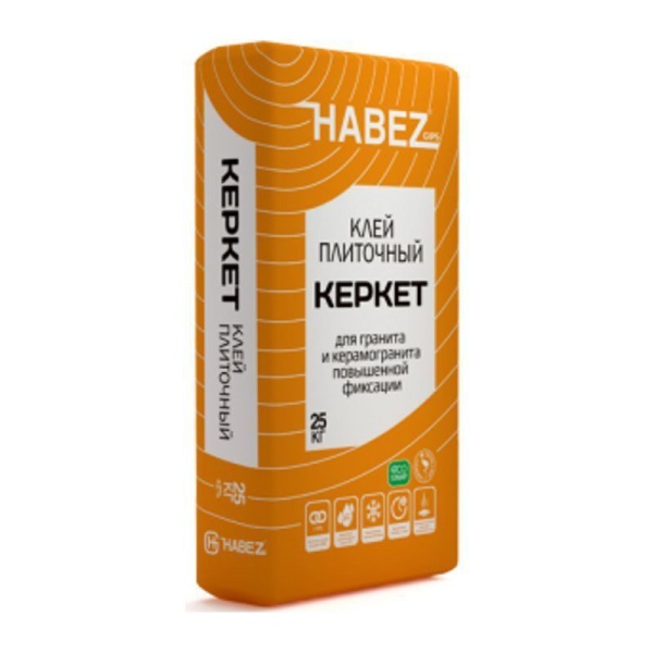 Клей для плитки ХАБЕЗ КЕРКЕТ керамогр.,гранит,тепл.пол 25кг (56)