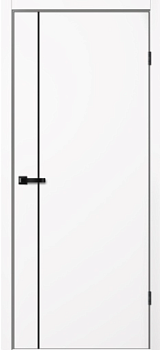 Дверное полотно FUSION FN33 Эмалит белый ДА (+Отв. планка) 800*2000 