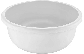 Таз круглый "ROCK N ROLL" 9,5л белый SPIN CLEAN