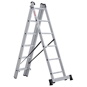 Лестница алюминиевая трехсекционная 3*6 Новая Высота NV1230 46491