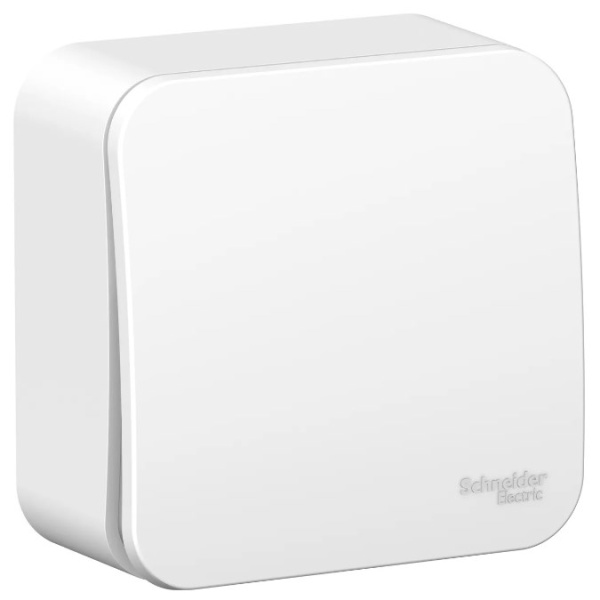 Переключатель Schneider Blanca 1-клавишный накладной белый