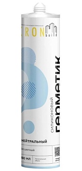 Герметик силиконовый нейтральный бесцветный Kronbuild 280мл (24)