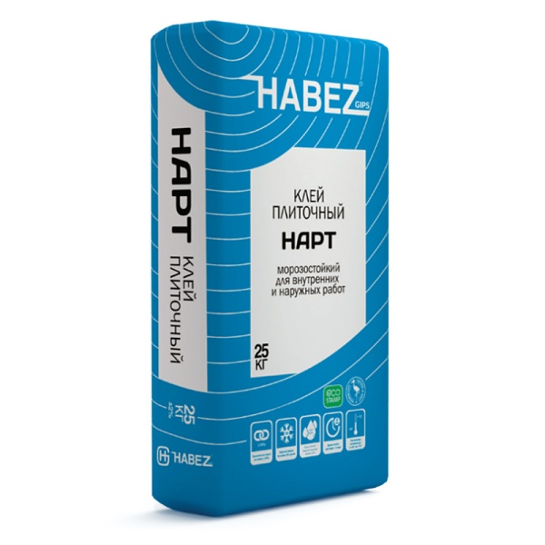 Клей для плитки ХАБЕЗ НАРТ вн.и наруж.работы 25кг (56)