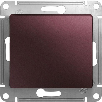 Механизм переключателя проходного 1-кл. СП Glossa 10А IP20 (сх. 6) 10AX баклажан. SchE GSL001161