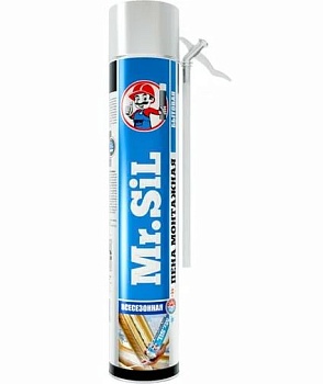 Пена монтажная бытовая Mr.Sil 750мл
