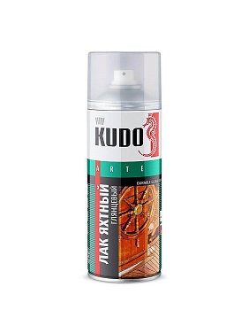 Лак KUDO универсальный яхтный глянцевый 520мл KU-9003