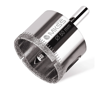 Коронка алмазная по керамике и стеклу с центрирующим сверлом MKSS Toolbox 50 мм KS-50