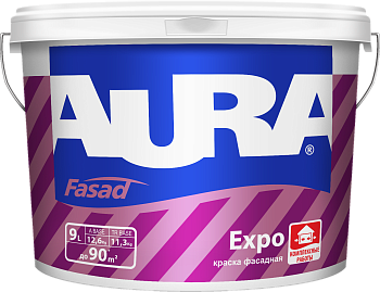 Краска акриловая AURA FASAD EXPO 9л