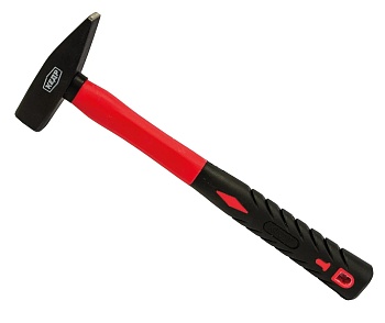 Молоток 600 гр слесарный стеклопластиковая обрезиненая рукоятка КЕДР 055-0600