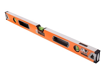 Уровень 800 мм алюминиевый фрезерованный, 3 глазка Вихрь