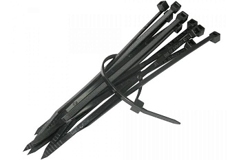 Хомут нейлоновый Smartbuy, 4,8х200, черный (SBE-CT-48-200-b)/100