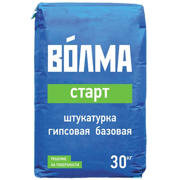 Штукатурка гипсовая ВОЛМА СТАРТ 30кг(45)