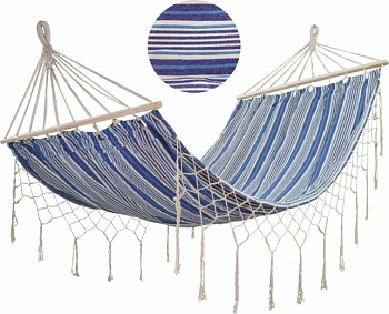 Гамак полотняный НАМ-15 деревян.планка 200*120см ECOS