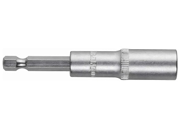 Насадка 13 мм с торцовой головкой, удлиненная, Cr-V, хвостик Е 1/4 KRAFROOL Expert 26396-13