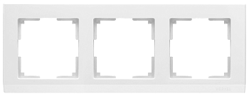 WERKEL Stark (белый) Рамка на 3 поста WL04-Frame-03-white / W0031801 (1/10/100)