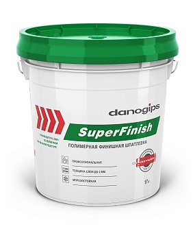 Шпаклевка SUPERFINISH SHEETROСK 17л/28кг DANOGIPS (33)